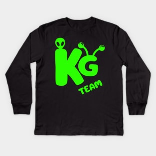 kindergarten aliens Kids Long Sleeve T-Shirt